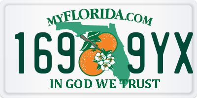 FL license plate 1699YX