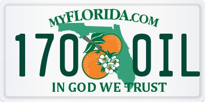 FL license plate 1700IL