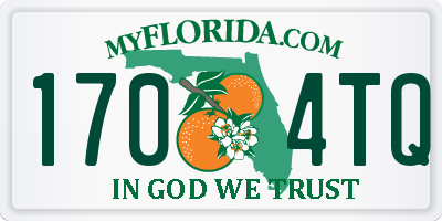 FL license plate 1704TQ