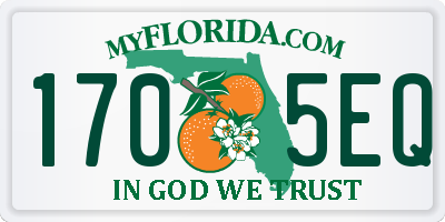 FL license plate 1705EQ