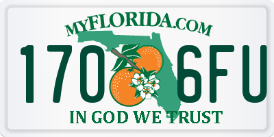 FL license plate 1706FU