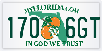 FL license plate 1706GT