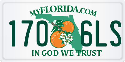 FL license plate 1706LS