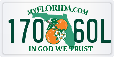 FL license plate 1706OL