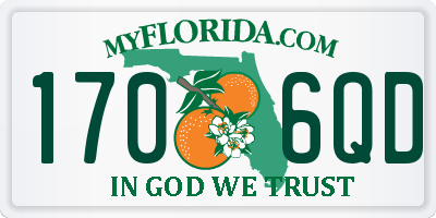FL license plate 1706QD