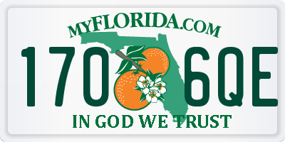 FL license plate 1706QE