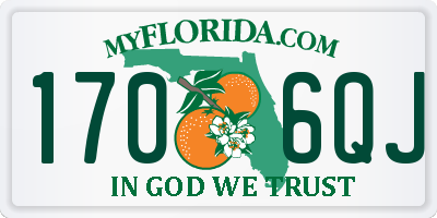 FL license plate 1706QJ