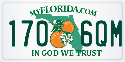 FL license plate 1706QM