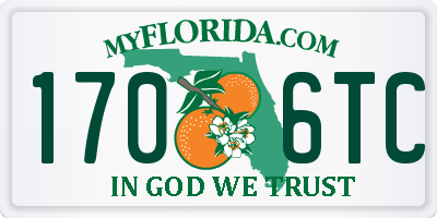 FL license plate 1706TC