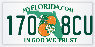 FL license plate 1708CU