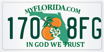 FL license plate 1708FG