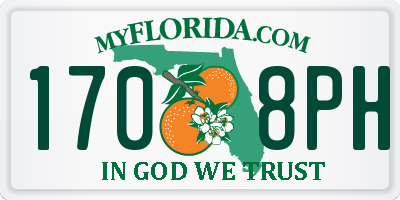 FL license plate 1708PH