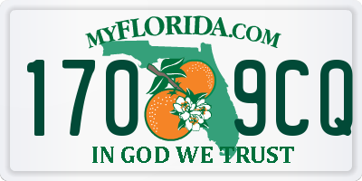 FL license plate 1709CQ