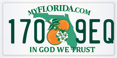 FL license plate 1709EQ
