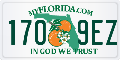 FL license plate 1709EZ