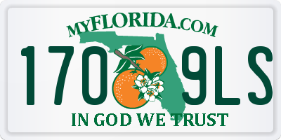 FL license plate 1709LS