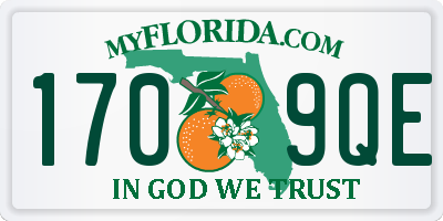 FL license plate 1709QE