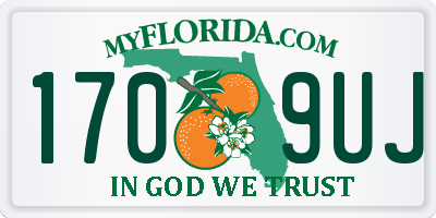 FL license plate 1709UJ