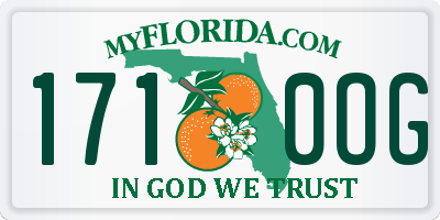 FL license plate 1710OG