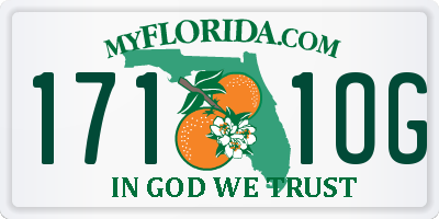 FL license plate 1711OG