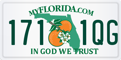 FL license plate 1711QG
