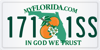 FL license plate 1711SS