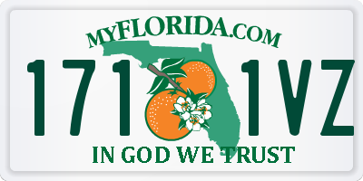 FL license plate 1711VZ