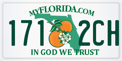 FL license plate 1712CH