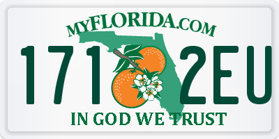 FL license plate 1712EU