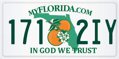 FL license plate 1712IY
