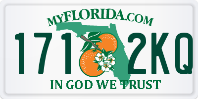 FL license plate 1712KQ