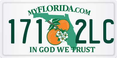 FL license plate 1712LC