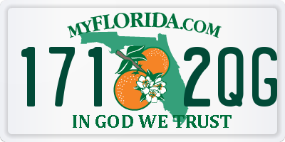 FL license plate 1712QG