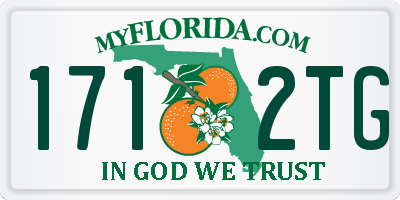FL license plate 1712TG