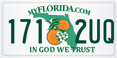 FL license plate 1712UQ