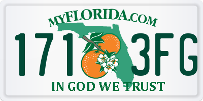 FL license plate 1713FG