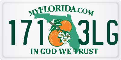FL license plate 1713LG