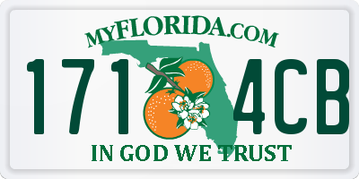 FL license plate 1714CB