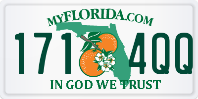 FL license plate 1714QQ