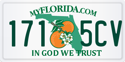 FL license plate 1715CV