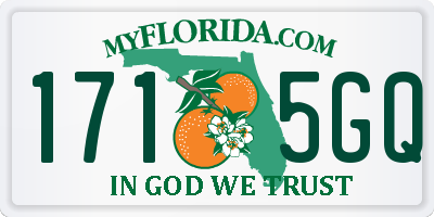 FL license plate 1715GQ