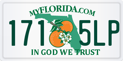 FL license plate 1715LP