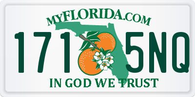 FL license plate 1715NQ