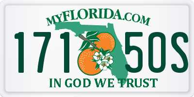 FL license plate 1715OS