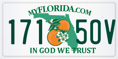 FL license plate 1715OV