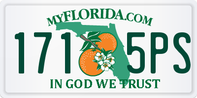 FL license plate 1715PS