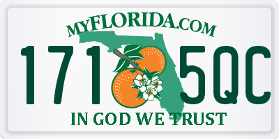 FL license plate 1715QC