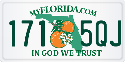 FL license plate 1715QJ