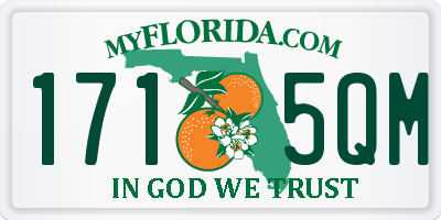 FL license plate 1715QM