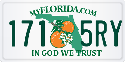 FL license plate 1715RY